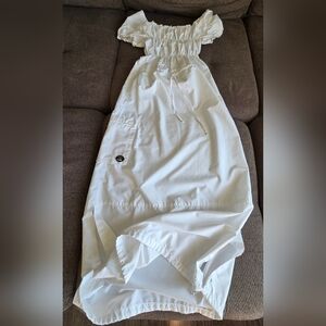 Beautiful Unworm White Dress. Fits Size Small.